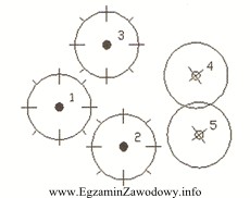 Zgodnie z normą PN-71/B-01027 we fragmencie planu inwentaryzacyjnego zaznaczono