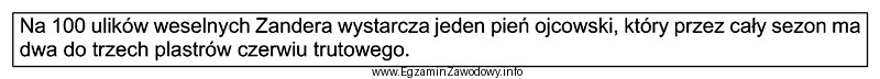 Ile ulików weselnych trapezoidalnych należy wystawić na trutowisku, 