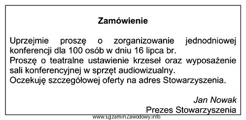 Którą komórkę organizacyjną hotelu należy poinformować o 