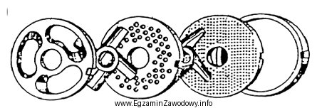 Przedstawione na rysunku elementy stanowią części składowe