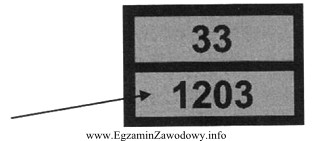 Rysunek przedstawia: pomarańczową, odblaskową tablicę informacyjną (40x30 cm) umieszczoną 