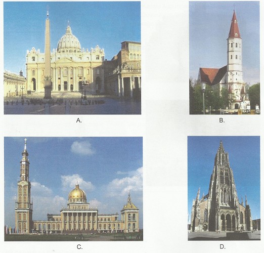 Na którym zdjęciu przedstawiono zlokalizowaną w Ulm, gotycką 