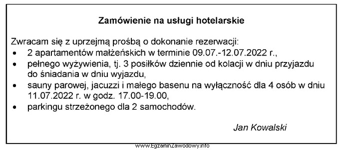 Które komórki organizacyjne hotelu, poza służbą 