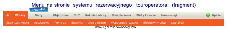 Przedstawiona oferta w systemie rezerwacyjnym nie dotyczy rezerwacji podróż