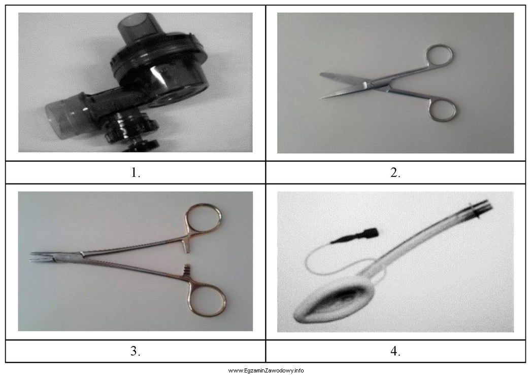 Na których instrumentach przedstawionych na ilustracjach po procesach dezynfekcji 