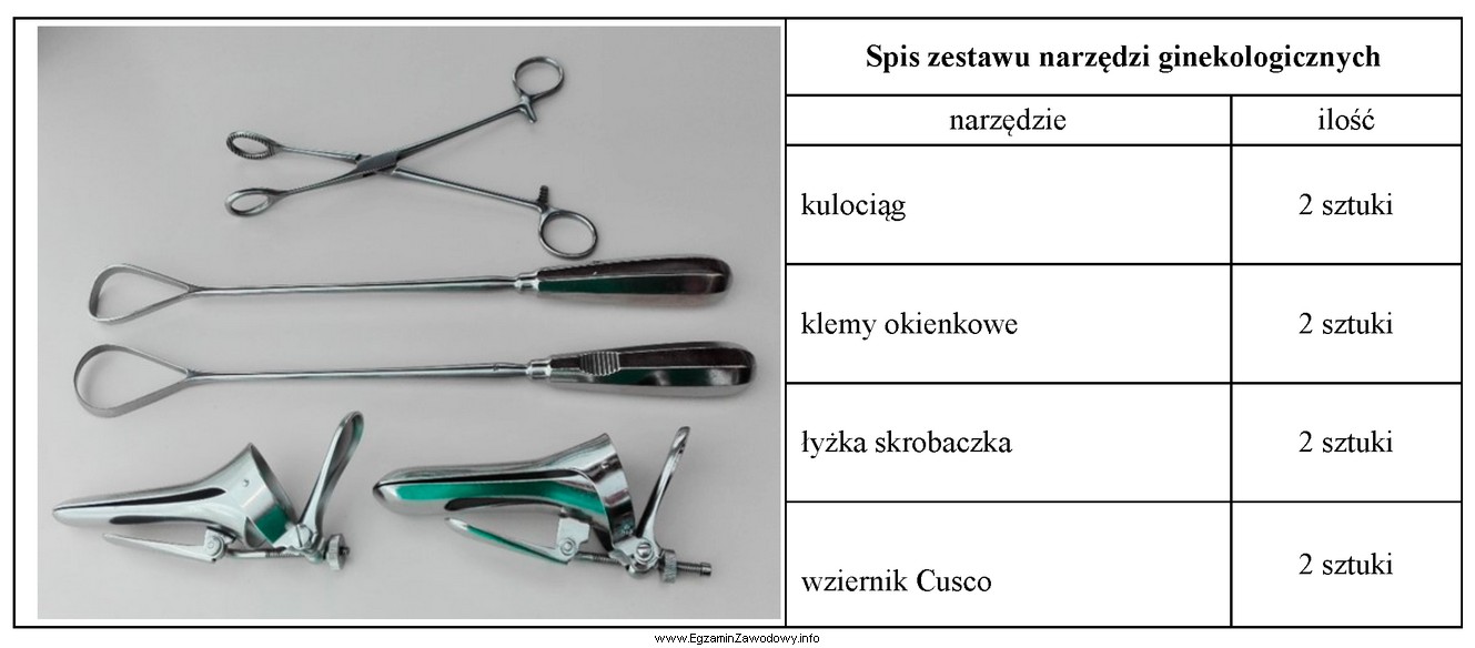 Których narzędzi brakuje w zestawie na przedstawionej ilustracji, 